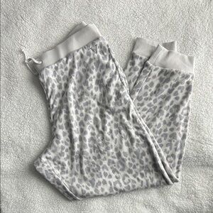 Victoria’s Secret, Leopard Print Lounge Pants, cotton drawstring size Large